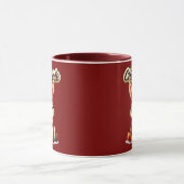 Too Much Chocolate – Funny Easter Bunny - caneca Tasse (Zentrum)