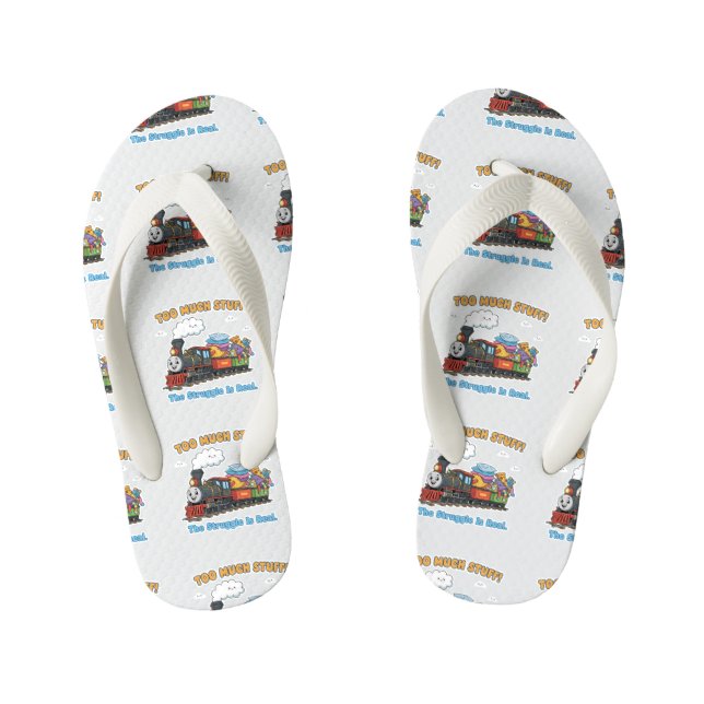 "Too Much Stuff" Happy Express Kinderbadesandalen (Fußbett)