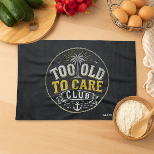 Too Old to Care Club Mein Give-A-Damn ist kaputt Geschirrtuch