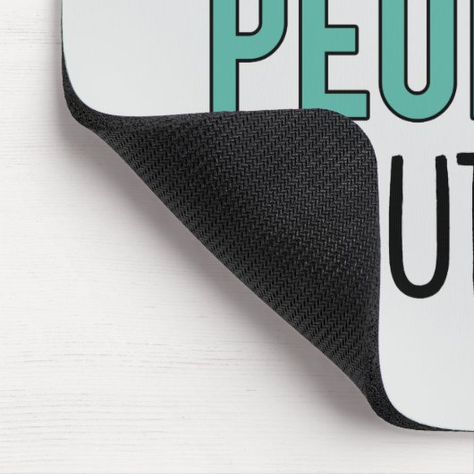 Too Peopley Outside Introvert Mousepad (Ecke)