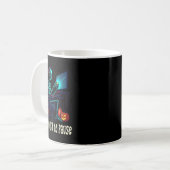 Too Spooky To Pause – Funny Halloween Skeleton Gam Kaffeetasse (Vorderseite Links)