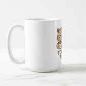 Too Tired to Care – Funny Grumpy Cat Coffee Design Kaffeetasse (Links)