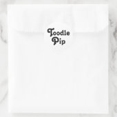 Toodle Pip Runder Aufkleber (Tasche)
