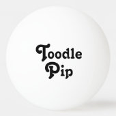 Toodle Pip Tischtennisball (Vorderseite)