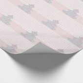 Toodles Holiday Monogram Wrapping Paper Geschenkpapier (Ecke)