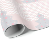 Toodles Holiday Monogram Wrapping Paper Geschenkpapier (Rolleneckpunkt)