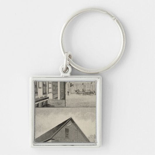 Toof's Wäsche, Concord, NH Schlüsselanhänger (Vorne)