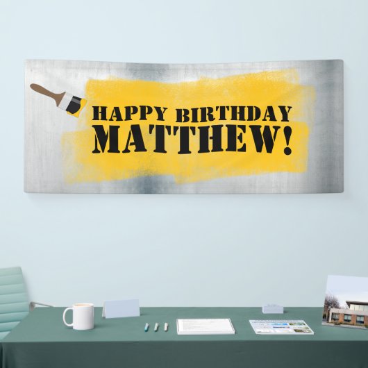 Tool Birthday Party Banner (Messe)