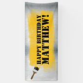 Tool Birthday Party Banner (Vertikal)