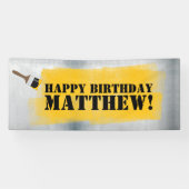 Tool Birthday Party Banner (Horizontal)
