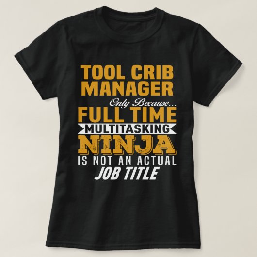 Tool Crib Manager T-Shirt (Design vorne)