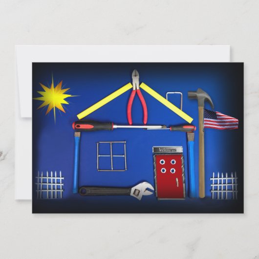 Tool House Open House - Veterans Einladung (Vorderseite)