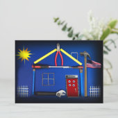 Tool House Open House - Veterans Einladung (Stehend Vorderseite)