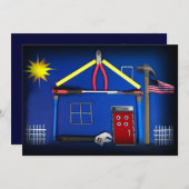 Tool House Open House - Veterans Einladung (Vorne/Hinten)