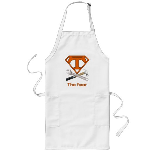 Tool Man Hero Vatertag Lange Schürze (Vorne)
