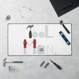 Tool Man, Tools in Color Desk Mat Schreibtischunterlage