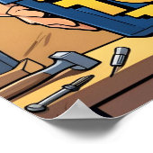 Tool Team Vater drucken Poster Art (Ecke)