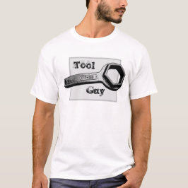 Tool-Typ mit Vintagem Schlüssel T-Shirt