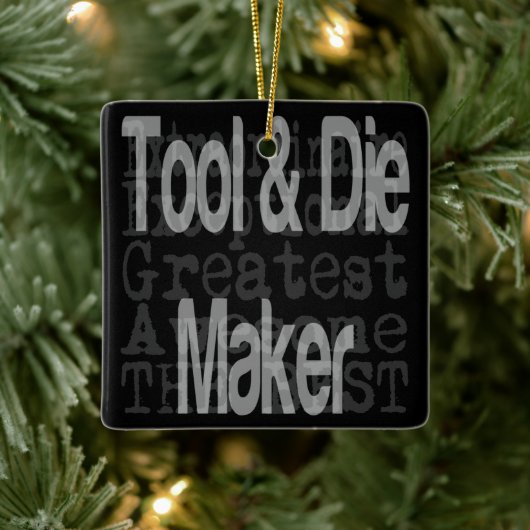 Tool und Die Maker Extraordinaire Keramikornament (Baum)