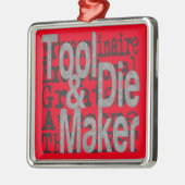 Tool und Die Maker Extraordinaire Ornament Aus Metall (Links)