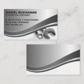 Tool "Wrenws" | Mechanische Hardware Visitenkarte (Vorne/Hinten)