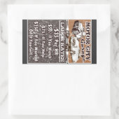 Toolbox für die MOTOR CITY-Erwerbsquoten Rechteckiger Aufkleber (Tasche)