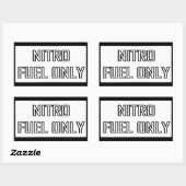 Toolbox für Nitro-Kraftstoff Rechteckiger Aufkleber (Blatt)