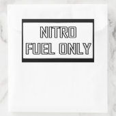 Toolbox für Nitro-Kraftstoff Rechteckiger Aufkleber (Tasche)