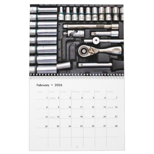 Toolbox Handyman Tools Kalender (Feb 2026)