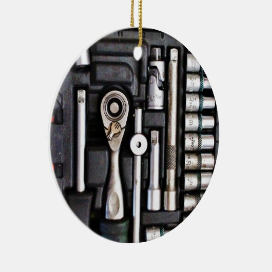 Toolbox Handyman Tools Keramik Ornament (Rechts)