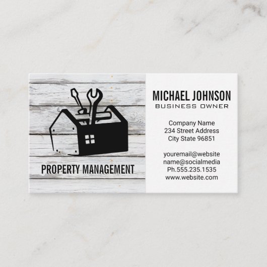 Toolbox | Hardwarezubehör Visitenkarte (Vorderseite)