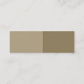 Toolbox-Visitenkarte Mini Visitenkarte (Rückseite)