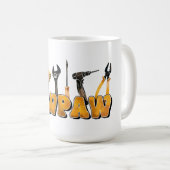 Toolbox von Pawpaw: Weisheit in jeder Korrektur Kaffeetasse (VorderseiteRechts)