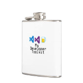 Toolkit-Flasche Flachmann (Links)
