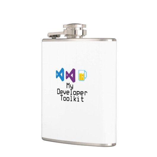 Toolkit-Flasche Flachmann (Links)