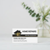 Toolline für Creative Gebäude Layer Gold Handyman Visitenkarte (Stehend Vorderseite)