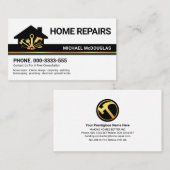 Toolline für Creative Gebäude Layer Gold Handyman Visitenkarte (Vorne/Hinten)