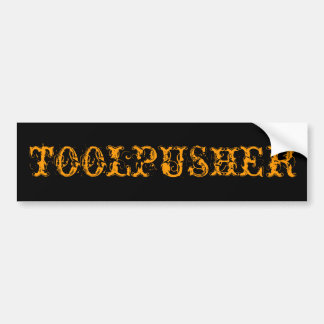 TOOLPUSHER AUTOAUFKLEBER