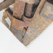 Tools Antiquitätenwerkzeug Rustikal Roter Mann Fleecedecke (Ecke)