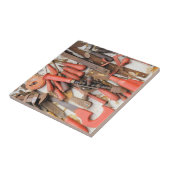 Tools Antiquitätenwerkzeug Rustikal Roter Mann Fliese (Seite)