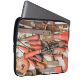 Tools Antiquitätenwerkzeug Rustikal Roter Mann Laptopschutzhülle (Vorne Rechts)