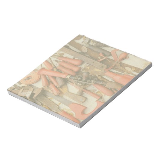 Tools Antiquitätenwerkzeug Rustikal Roter Mann Notizblock (Rotiert)