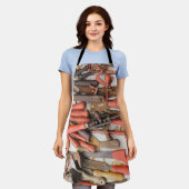 Tools Antiquitätenwerkzeug Rustikal Roter Mann Schürze (Getragen)