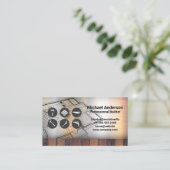 Tools | Baupläne | Metallholz Visitenkarte (Stehend Vorderseite)