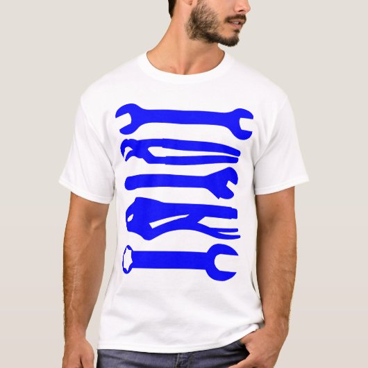 Tools - blau T-Shirt (Vorderseite)