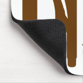 Tools - Braun auf Weiß Mousepad (Ecke)