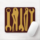 Tools - Brauntöne Mousepad (Mit Mouse)