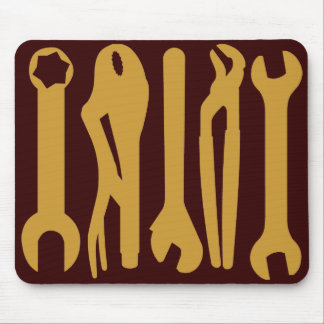 Tools - Brauntöne Mousepad