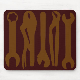 Tools - Brauntöne Mousepad