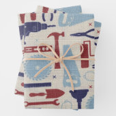 Tools des Vaters Geschenkpapier Set (Beispiel)